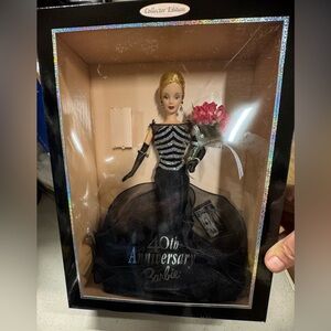 Barbie Collector Edition Black Gown with Pink Bouquet